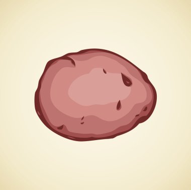 Patates. Vektör çizim
