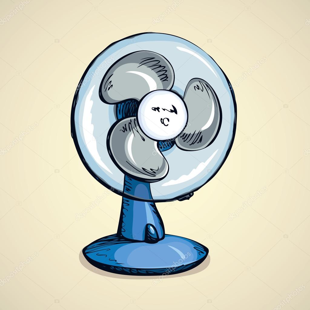 Table fan. Vector drawing Stock Vector Image by ©Marinka #100589882 Table fan. Vector drawing Stock Vector Image by ©Marinka #100589882