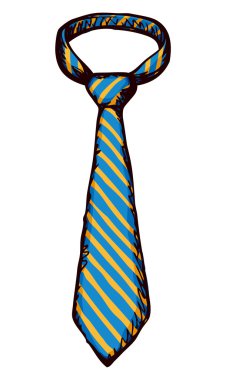 Kravat. Vektör çizim