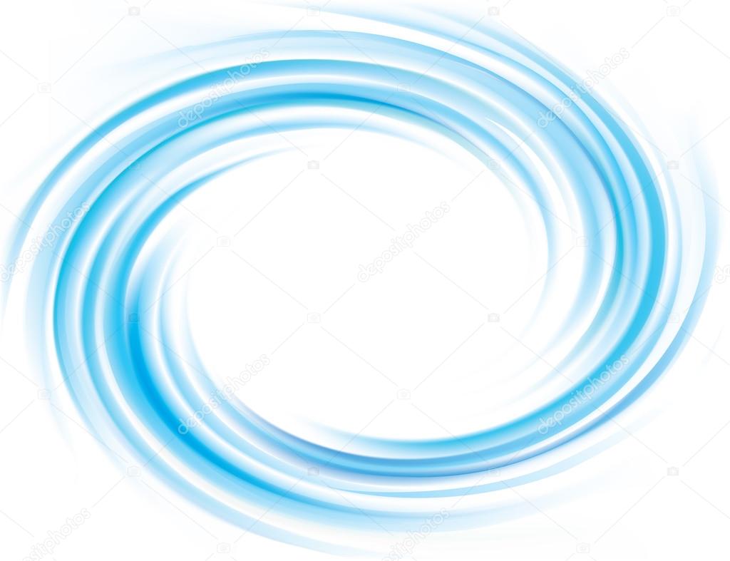 Vector background of blue swirling water texture 