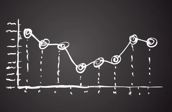 Graphique vectoriel dessiné à la main — Image vectorielle