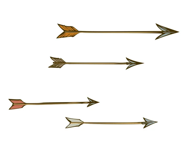 Arrows. Vector drawing — Stock Vector