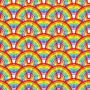 Gökkuşağı arka plan. vektör çizim