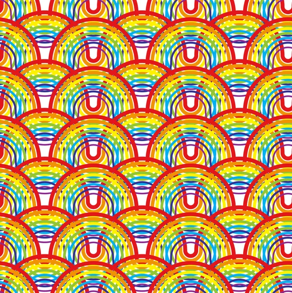 彩虹的背景。矢量插画 — 图库矢量图片