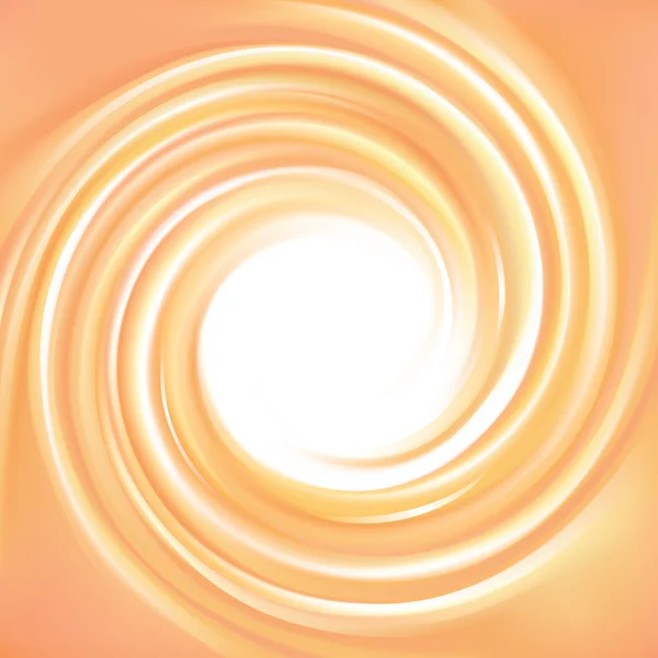 Vector ljus orange bakgrund av virvlande textur — Stock vektor