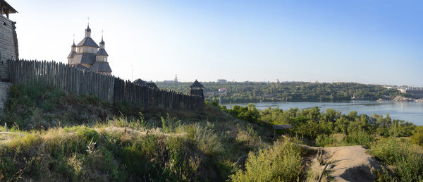 Fortified settlement Ukrainian Cossacks
