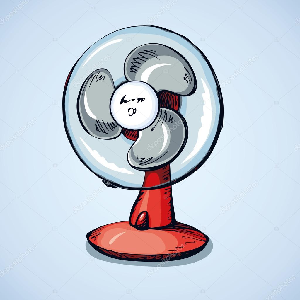 Table fan. Vector drawing Stock Vector Image by ©Marinka #113154400 Table fan. Vector drawing Stock Vector Image by ©Marinka #113154400