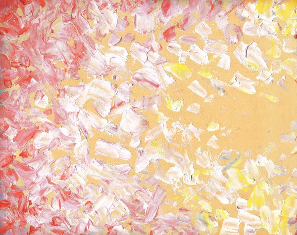 Abstrakcja obraz olejny. Tło nieba różowy — Zdjęcie stockowe