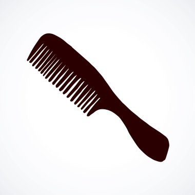 Tarak. Vektör çizim