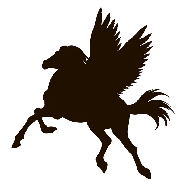 Pegasus. Desenho vetorial — Vetor de Stock