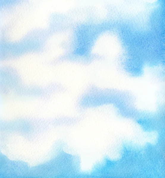 Aquarelle bleu ciel fond — Photo