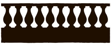 Korkuluk. Vektör çizim