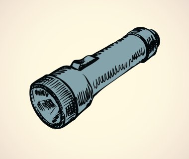 El feneri. Vektör çizim