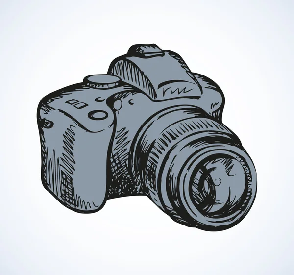 Φωτογραφική μηχανή. Διάνυσμα σχεδίασης — Διανυσματικό Αρχείο