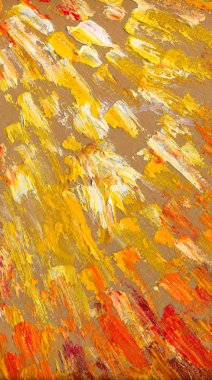 Soyut güneş ışınları. Yağlıboya Resim