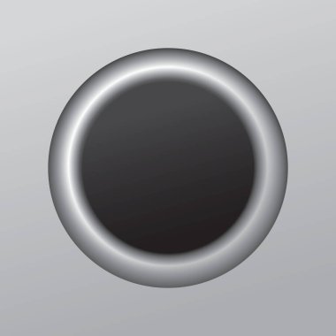 Büyük yakın plan parlak gri renk satışı küre disk plaka işaretleri modern render ui çizgi film çizim tarzı tasarım üst makro görünüm metal parlak gölge pin etiketi kapağı dekor metin arkapağı