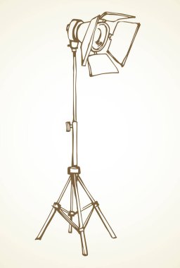 Beyaz kâğıt arkaplan arkaplanındaki modern parlak, yumuşak ampul flaşı. Çizgi siyah el çizilmiş kulüp kirişi, geçmişe dönük karalama çizimi biçiminde yumuşak kutu ışını logo amblemi tasarımı gösterir. Yakın görünüm