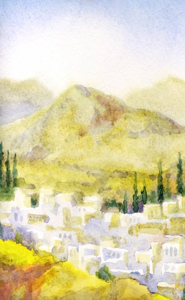 Πέρα Από Jericho Κοιλάδα Γης Πέτρα Ροκ Φρούριο Δρόμο Εβραϊκή — Φωτογραφία Αρχείου