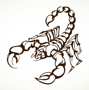 Güç avcısı yengeç elementi hazır. Hafif kağıt metin alanı arkaplanı. Freehand mürekkep kalemli korku hayvanat bahçesi evcil hayvan logosu amblemi amblemi. Retro star ist doodle gravür baskı tarzı. Görüntüyü kapat