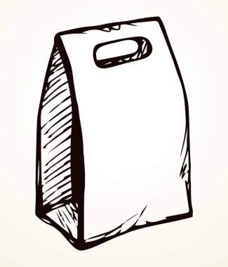 Dükkanı kapatın. Küçük fokların iyi görünümlü tahıl unu. Baharat, market tahtasının kese kağıdının beyaz etiketli metin boşluğunu yiyor. Siyah el büyük kargo logosu tasarımı karalama çizgisi çizgi baskı biçimi