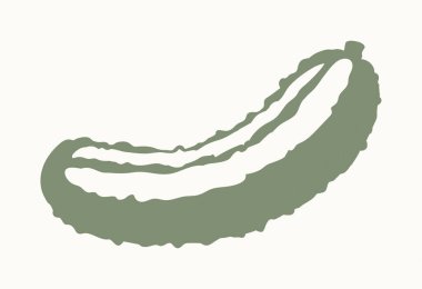 Taslak siyah mürekkep kalem el, sevimli biyo-olgunlaşmamış dikenli mis mis kokulu lezzetli meyveli asma resim amblemi Pictogram tasarım retro sanat karalama baskı stili çizdi. Görünüm ışık kağıdının metin arkaplanını kapat