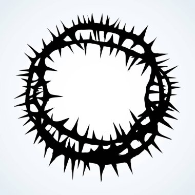 Çember şeklinde keskin bir çivi. İyi kalpli kralımız, aydınlık metin uzayında omurga çelengi takıyor. Çizgiye kara el, soyut tevazu kurtarma amblemi amblem tasarımını çizmiş. Sanat retro gravür tarzı. Görüntüyü kapat