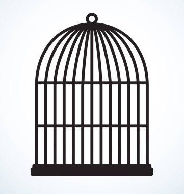 Çizgili mürekkep el düz demir askılı kanarya kanarya kanat kanadı kapı elementi ayarlandı. Amblem tasarımı sanat karalama çizim baskı stili. Basit ışık ağı metin alanı çerçeve dekorunu kapat