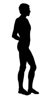 Ana hatları koyu mürekkepli bir el çizmiş. Bir sevimli, ince, aptal, omuz egzersizi. Tasarım retro çizim çizgisi çizgi film baskı stili. Yakın plan güzellik arka plan portresi piktogram konsept metin alanı