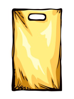 Yeni boş satırı kapat. Çöp kutusunu yeniden kullan. Tote boş metin alanı arkaplanı ekle. Ana hatları siyah el çizimi yiyecek ambalajı konsept logosu modern sanat karalama baskısı marka stili