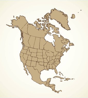 Beyaz zemin üzerinde harika bir sosyal fiziksel Amerikan cumhuriyet bölgesi. Serbest çizgi siyah mürekkep el çizimi web küresel gezegen logosu amblemi resim çerçevesi modern grunge doodle karikatür tarzı kağıt üzerine kalem