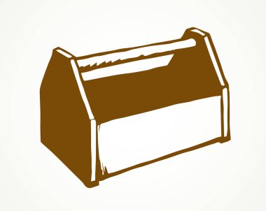 Beyaz arkaplanda yeni bir donanım tutucu nesnesi oluştur. Freehand ana hatlarıyla siyah mürekkep çizimi logo amblemine yardımcı olur. Resim retro doodle tarzı kalemle kağıt üzerinde metin için piktogram tasarımı. Yakından bak