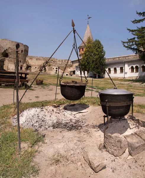 Kamenets Podolsky Atrakcją Zewnętrzną Placu 2019 Znany Retro Obrony Przeszłości — Zdjęcie stockowe