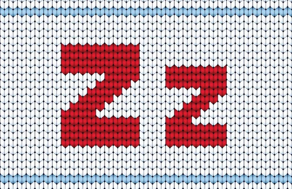 Mignon Matériel Coton Cool Crochet Sacrément Cavalier Logo Icône Mot — Image vectorielle