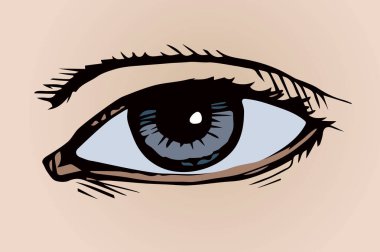 Büyük erkek küre ışık fon kapatın. Serbest ve doğrusal koyu renkli mürekkep çizili kadın form görünümü logosu amblemi çizer pictogram tasarımı eskimiş sanat karalama biçiminde baştan savma kağıt üzerine kağıt boşluk için kalem yazdırma biçimi