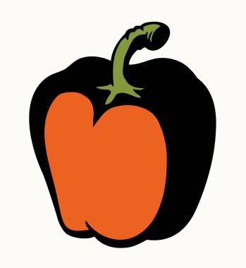 Yakın plan olgun taze taze çiğ portakal suyu biber ışığı metin arkaplanı. Parlak renkli el çizilmiş vejetaryen salatası salata çerez amblemi çerçeve tasarımı retro sanat doodle gravür stili