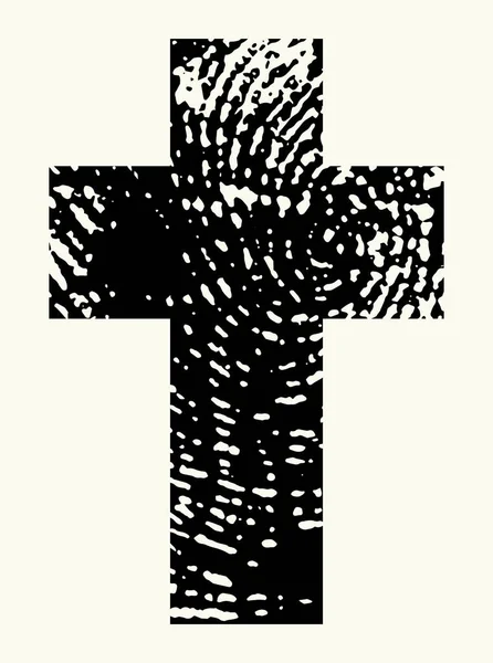 Closeup Δείτε Παλιά Μαύρο Άγιο Προσεύχονται Άνθρωπος Κύριος Μεσσίας Σωτήρας — Διανυσματικό Αρχείο