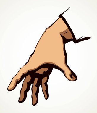 Geniş, genç bir bayanın el bileği beyaz arka plan mesaj alanına bastırıyor. Siyah mürekkep çizilmiş görünmez asistan logo piktogram amblem konseptini retro sanat karalama tarzında asmaya yardımcı olur. Görüntüyü kapat