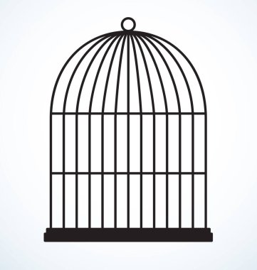 Çizgili mürekkep el düz demir askılı kanarya kanarya kanat kanadı kapı elementi ayarlandı. Amblem tasarımı sanat karalama çizim baskı stili. Basit ışık ağı metin alanı çerçeve dekorunu kapat