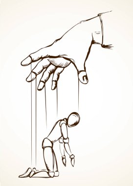 Beyaz ahşap kravat, kolları sarkıt, üzgün, suçluluk duygusu, erkek model ana diktatör. Politik tiyatro faaliyeti yalvarma iş lideri doğrudan sanatçı oyun simgesi çizim siyah sanat çizgi çizgi çizim vektör biçimi