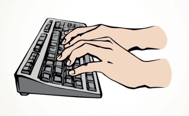 LCD macbook tuş takımı beyaz masa Danışma zemin üzerinde. Siyah çizgi çizilmiş netbook yol açtı. Modern sanat tarzı metin için pad yer üzerinde www sosyal içerik verileri anahtar simgesi işareti kroki. Üstten Görünüm yukarıda erkek palm itme kadar kapatın