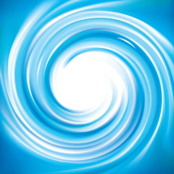 Vector blue swirling backdrop with space for text — Stock Vector