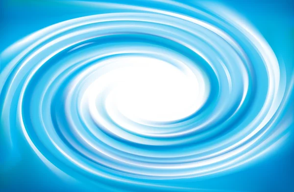 Vector blue swirling backdrop with space for text — Stock Vector