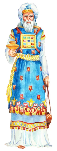 Watercolor sketch of series "Characters of ancient Palestine" — Stock Photo, Image