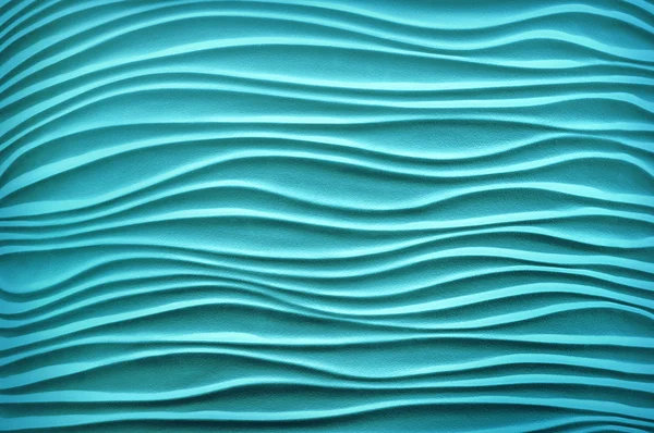 Textura em forma de dunas de areia cianas — Fotografia de Stock
