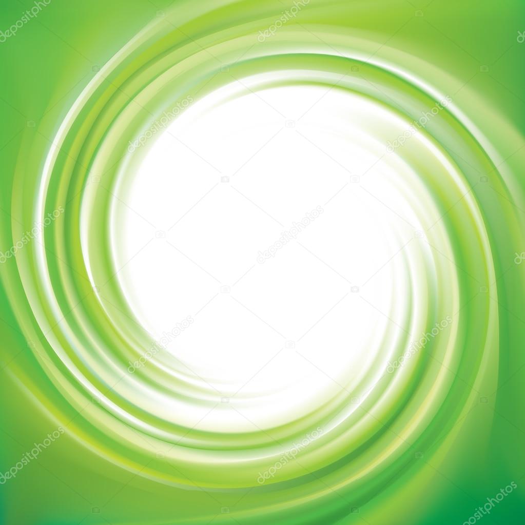 Vector swirling backdrop green color