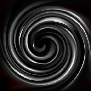 Vector black backdrop of swirling texture  clipart