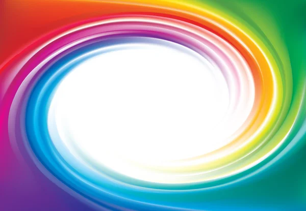 Vector achtergrond van spiraal regenboog spectrum — Stockvector