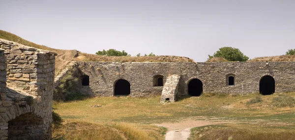 Ancient defenses ramparts Kamenetz-Podolsk fortress — Stock Image Ancient defenses ramparts Kamenetz-Podolsk fortress Stock Picture
