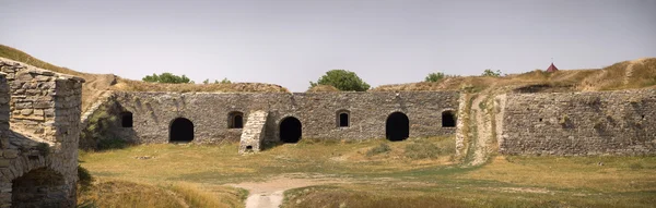 Alte Verteidigungswälle kamenetz-podolsk Festung — Stockfoto