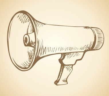 Hoparlör. Vektör çizim